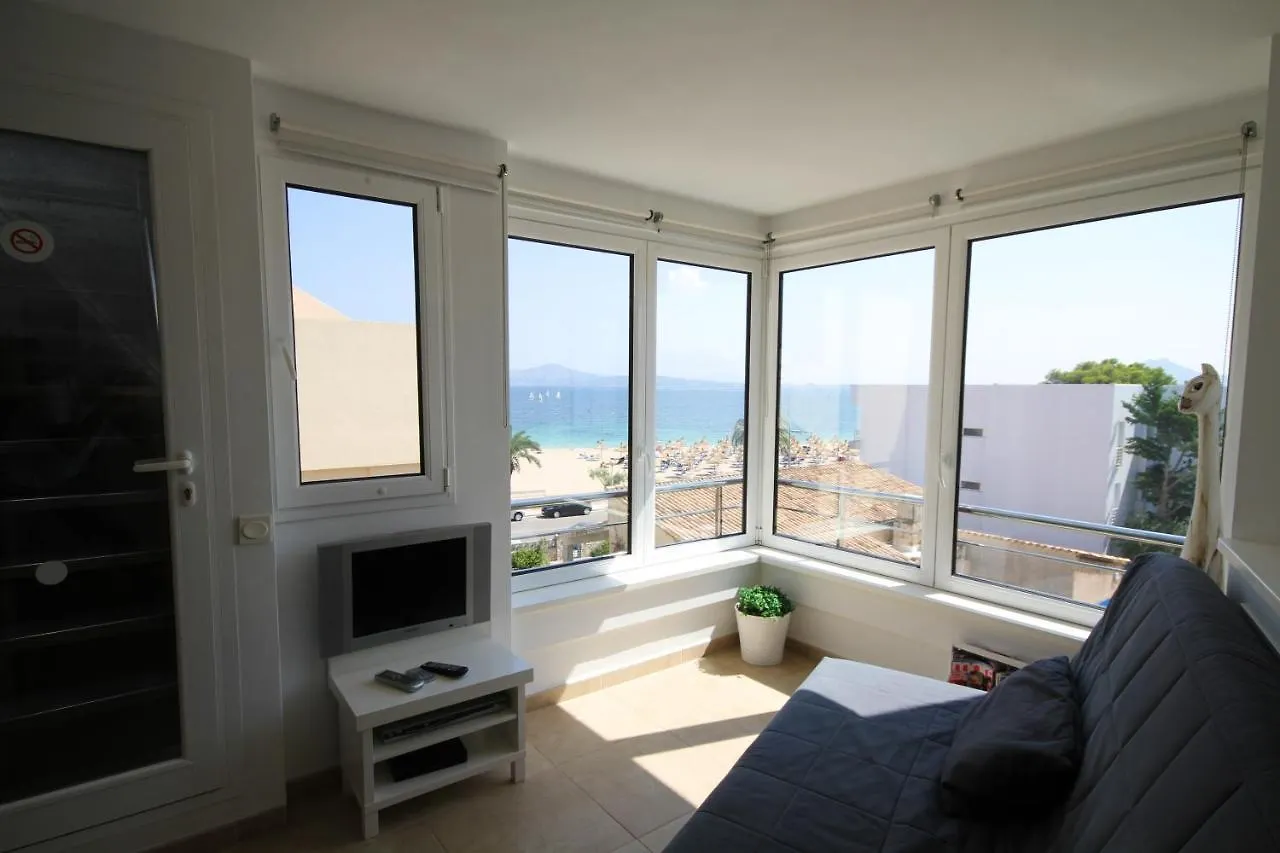 Apartment With Terrace And Jacuzzi In Puerto De Pollenca 120 M² 포엔샤 항구 스페인